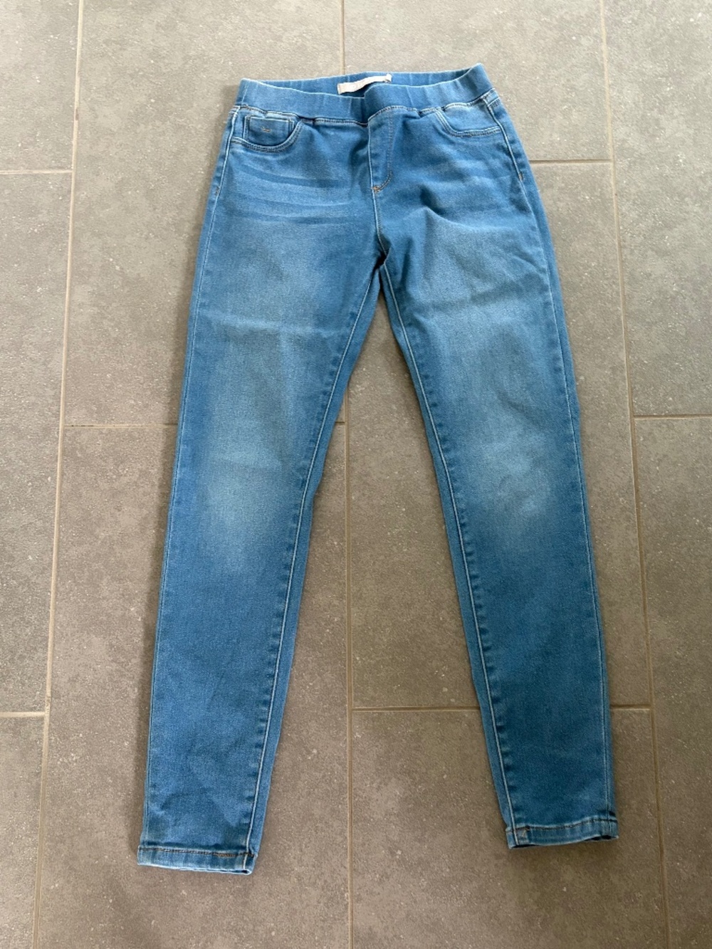 Girls Stretch Skinny Jeans with Elastic Waist